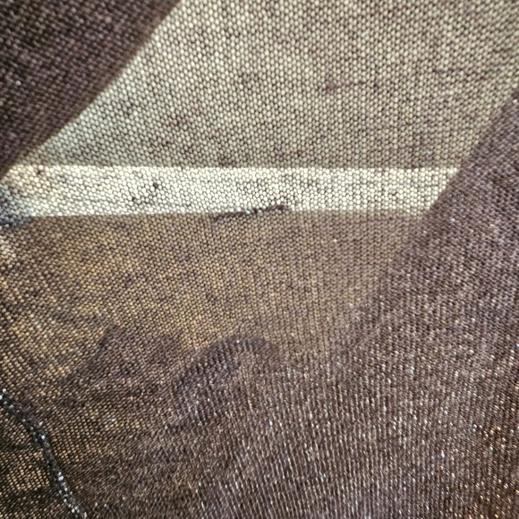 Eileen Fisher Brown Metallic Open Knit Cardigan XL Lagenlook Wedding Formal‎ - Picture 10 of 12